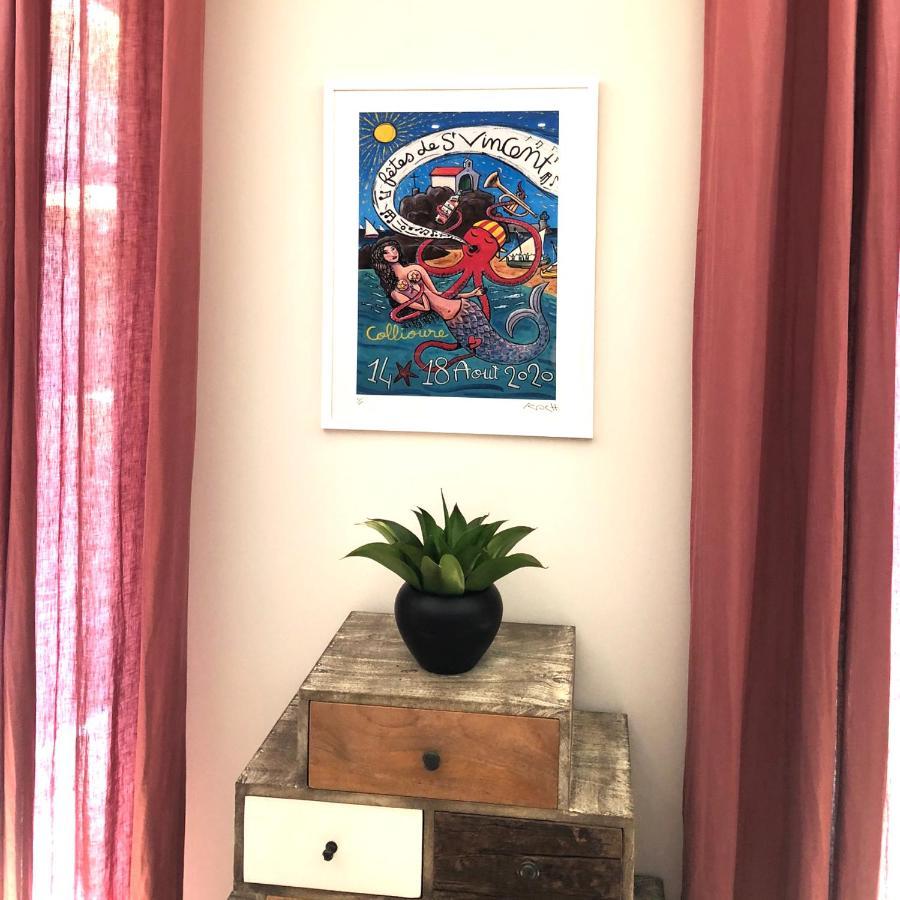 «La Calade » Villa Les Glycines Collioure Dış mekan fotoğraf
